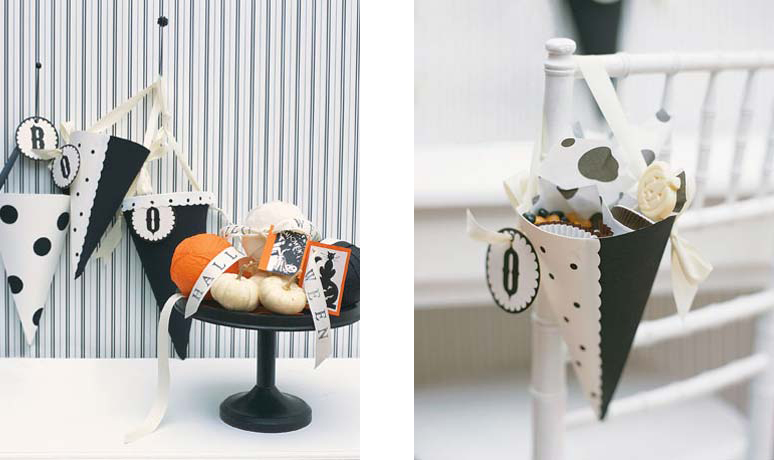 halloween treat cones