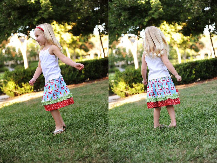 bobbity boo santa skirt collage 1
