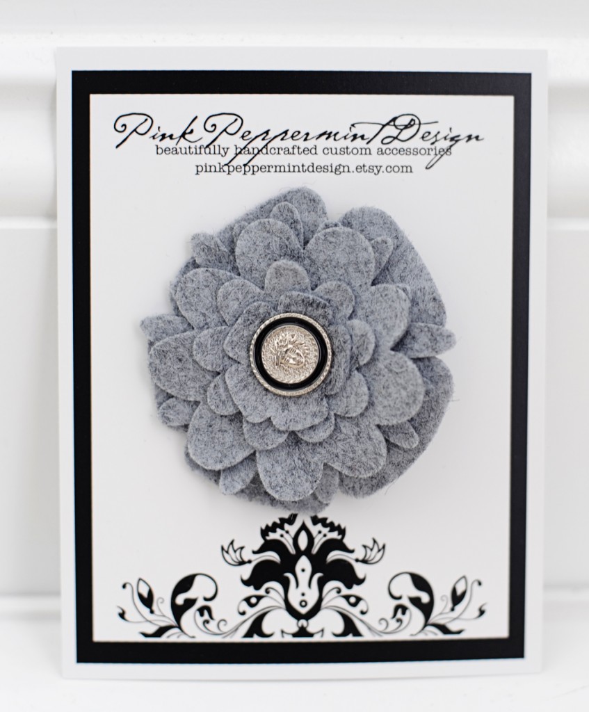 etsy grey felt clip etsy grey felt clip