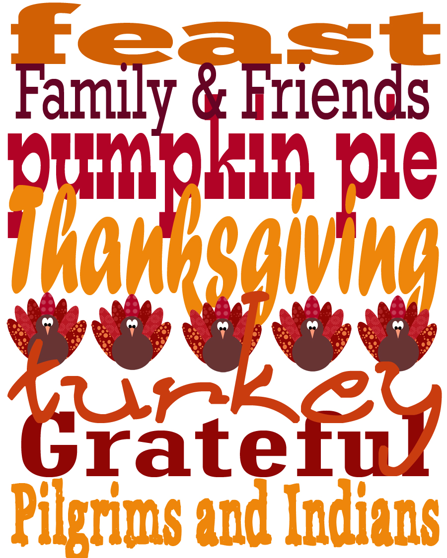 thanksgiving clip art free printable - photo #40